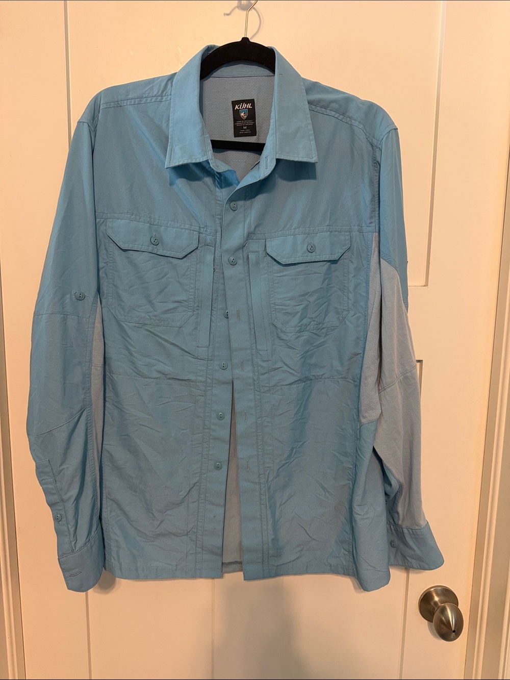 Kuhl Men's Light Blue Lightweight Shirt Jacket